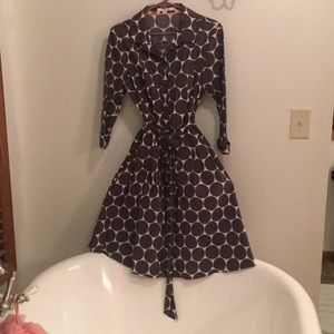 Boden button up dress.